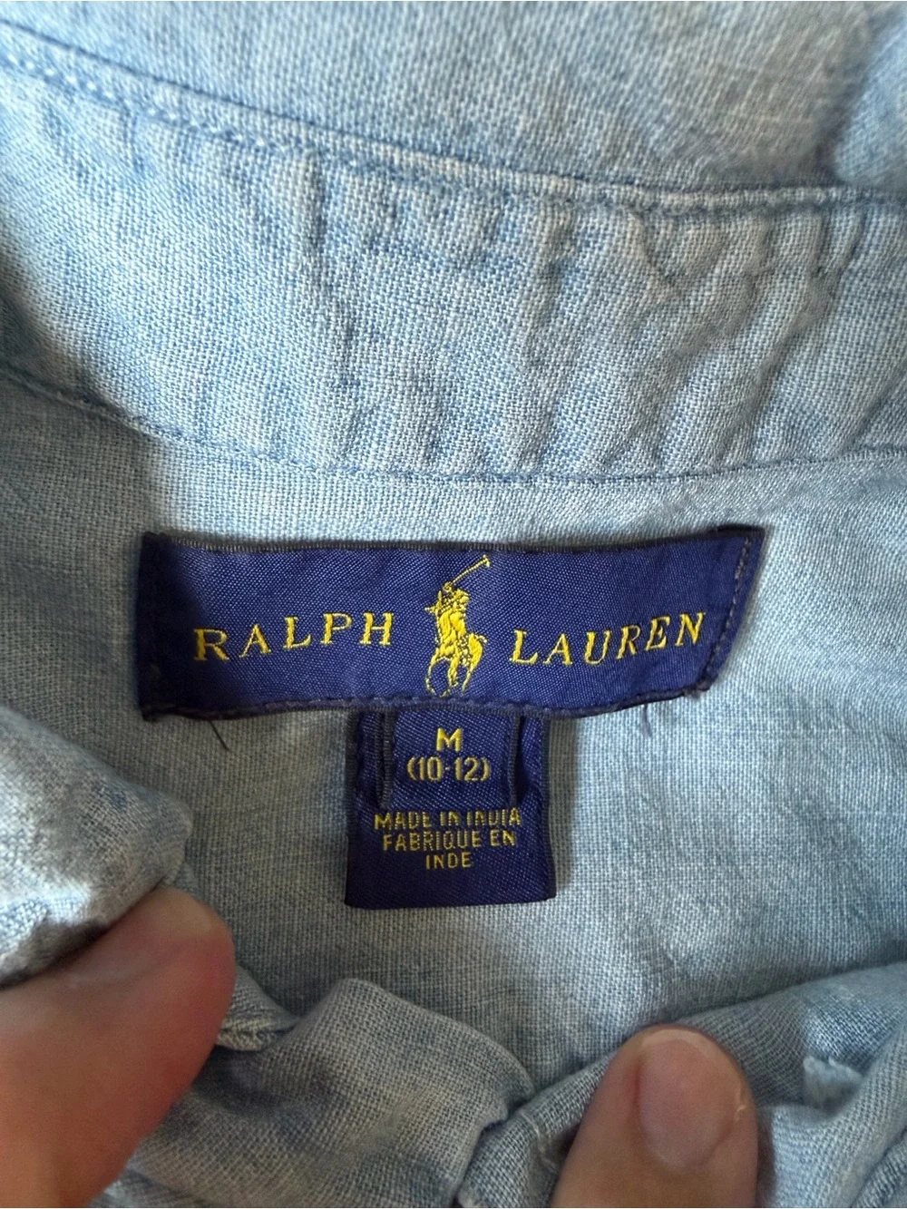 Ralph Lauren Light Blue Button-Down Oxford Shirt